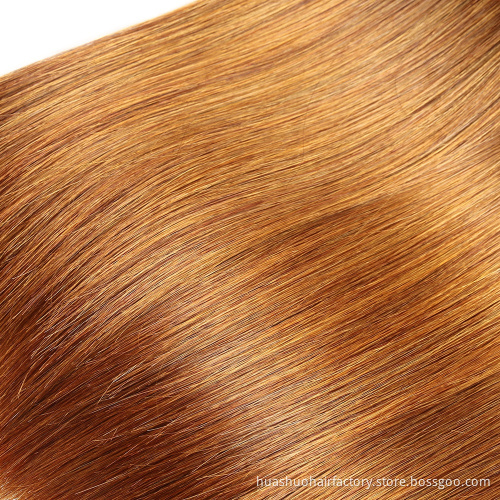 T1b/30 Human Hair Double Drawn Mink China Factories , Vietnam Double Drawn Cuticle Aligned Hair